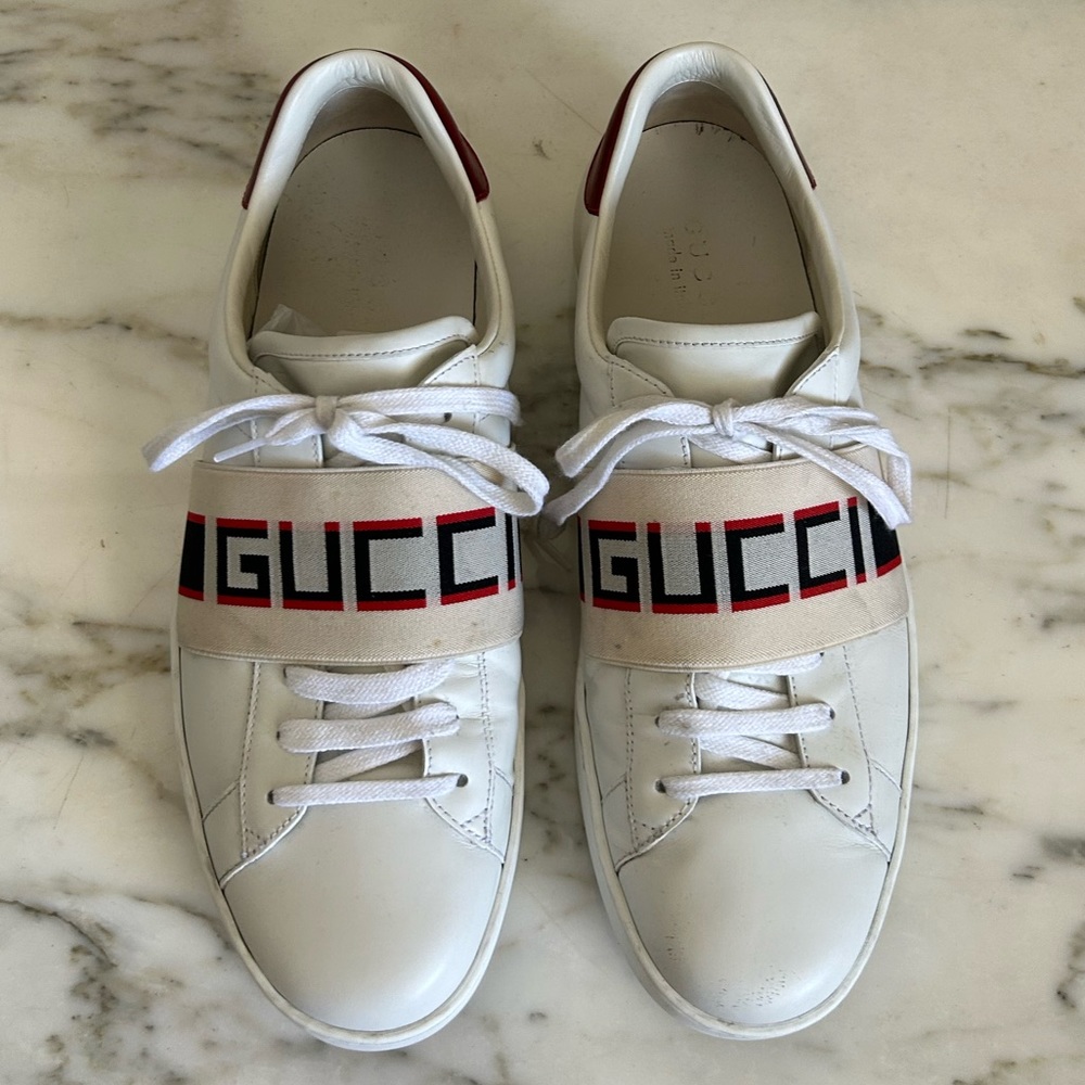 Men’s Gucci Ace Sneakers Size US 11